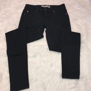 Refuge Black Skinny Jeans size 3 Charlotte Russe